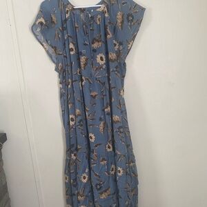 Wonderly Blue Floral Dress